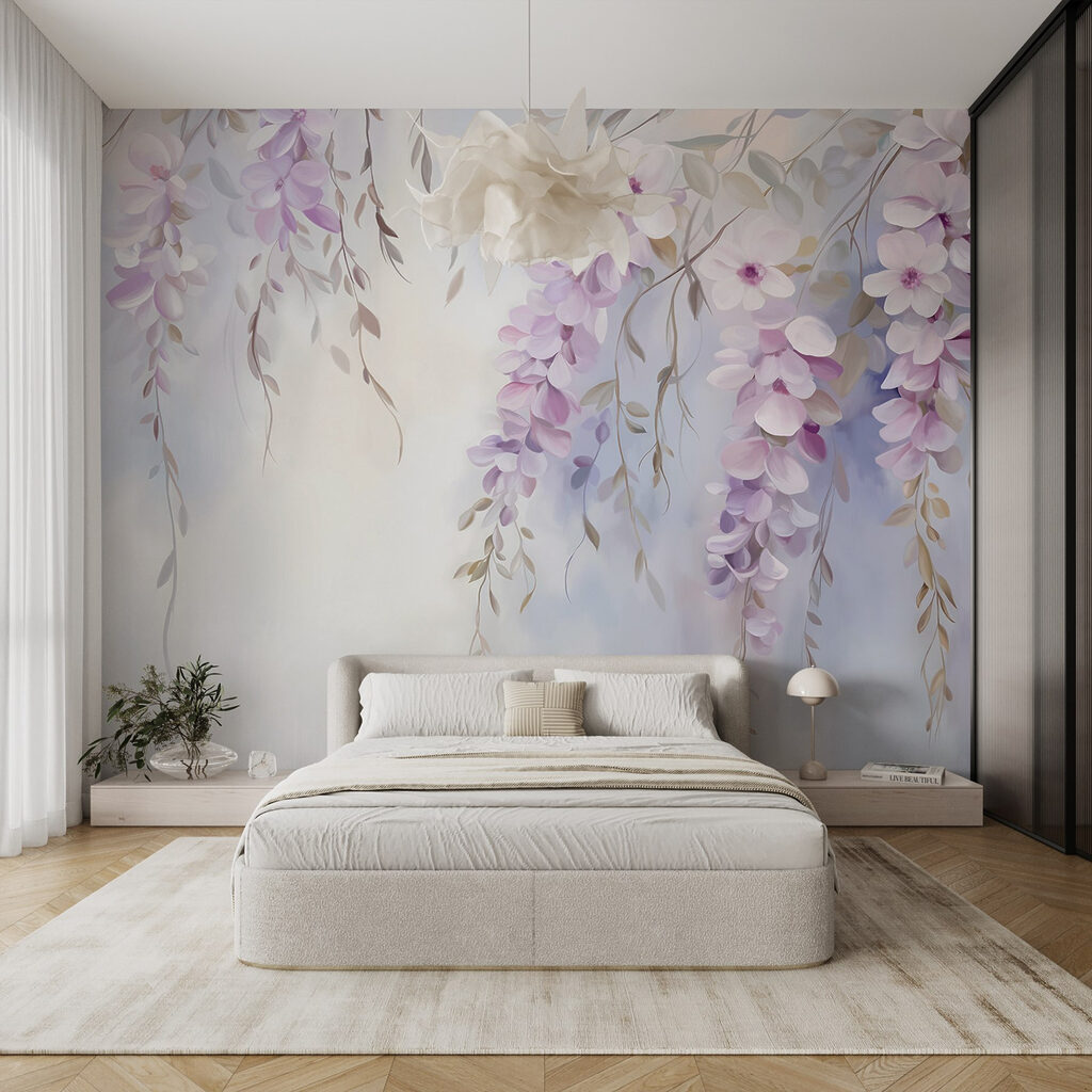 Schilderij van bloemen op een tak — interieur 5