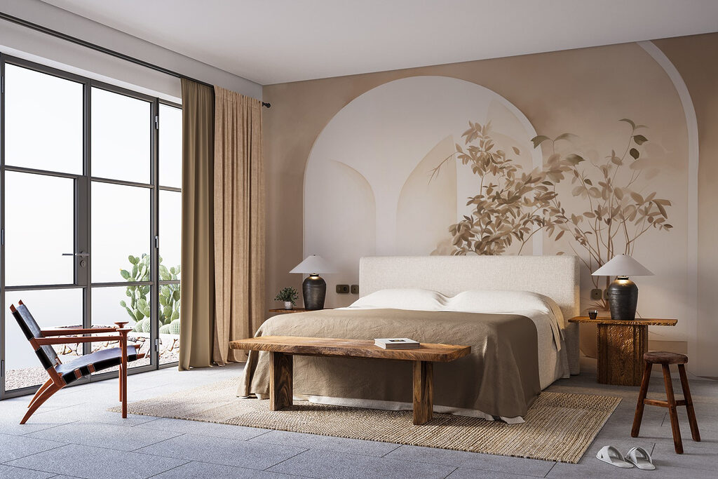 Groep potplanten in een kamer — interieur 1