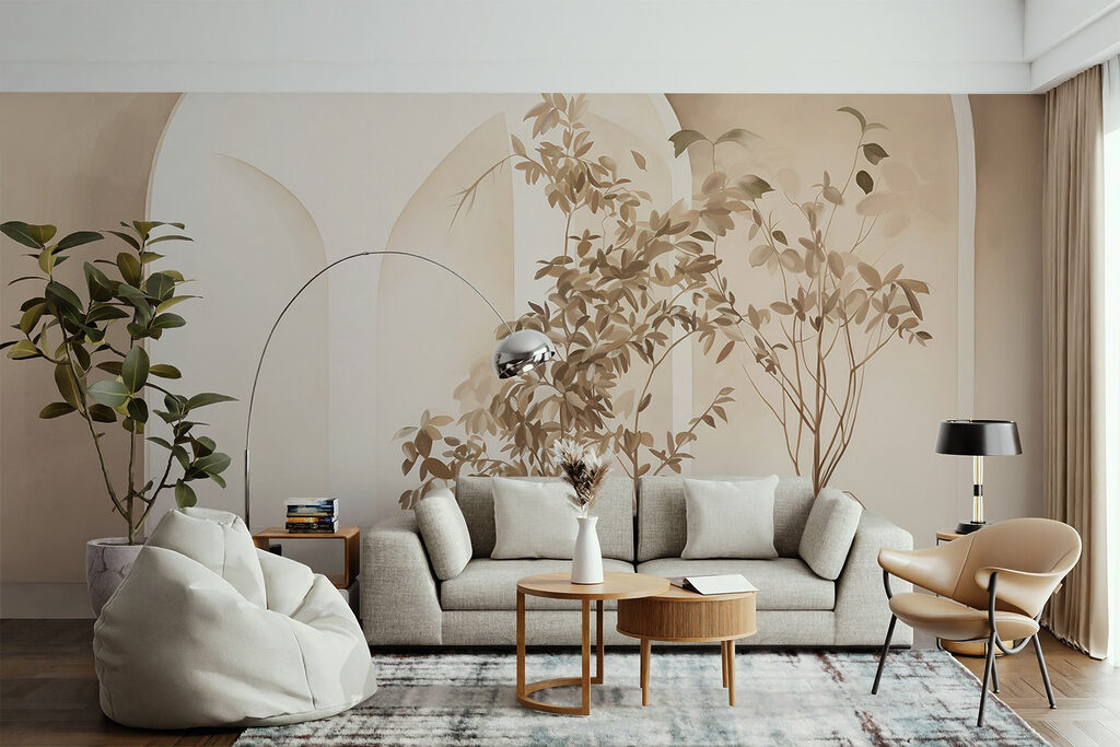 Groep potplanten in een kamer — interieur 5