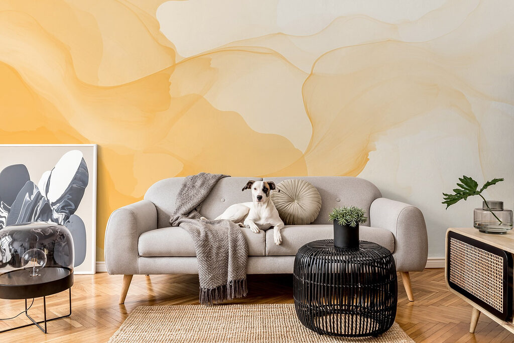 Kleurstromen vloeien ineen — interieur 3