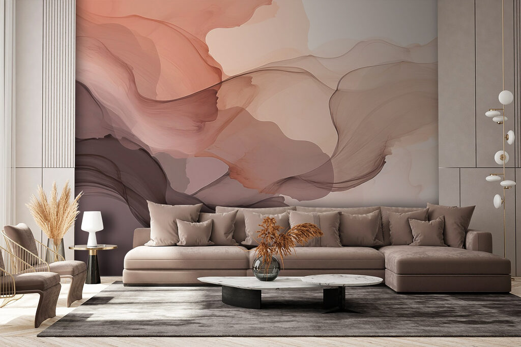 Kleurstromen vloeien ineen — interieur 4