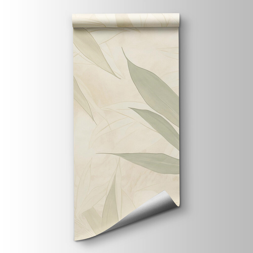 Bleek blad in roomgroen — productweergave