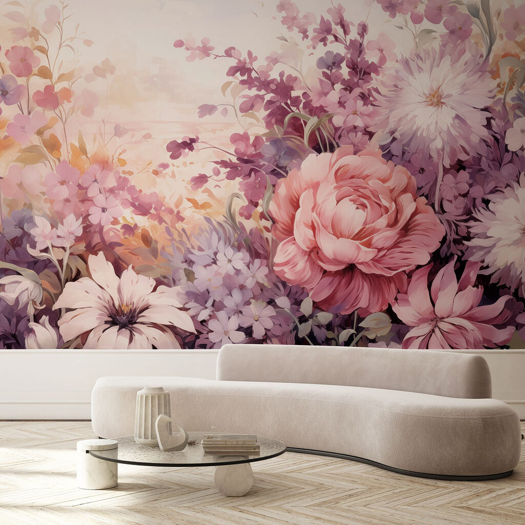 Bloemenweelde rond een doorkijk — interieur 1