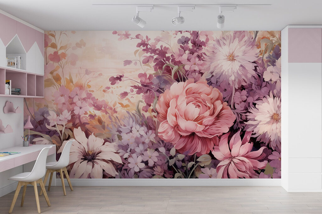 Bloemenweelde rond een doorkijk — interieur 4