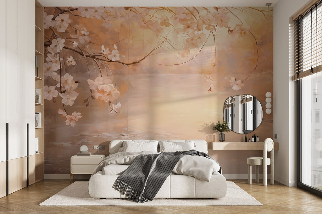 Bloesem boven goud water — interieur 6