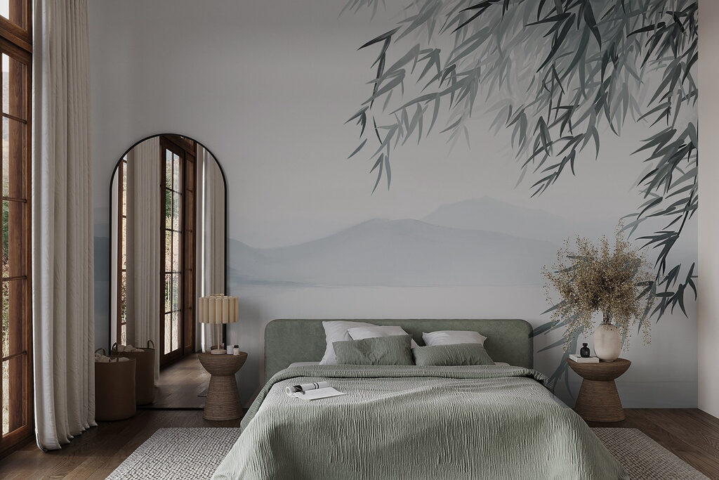 Bamboe boven helder water — interieur 1