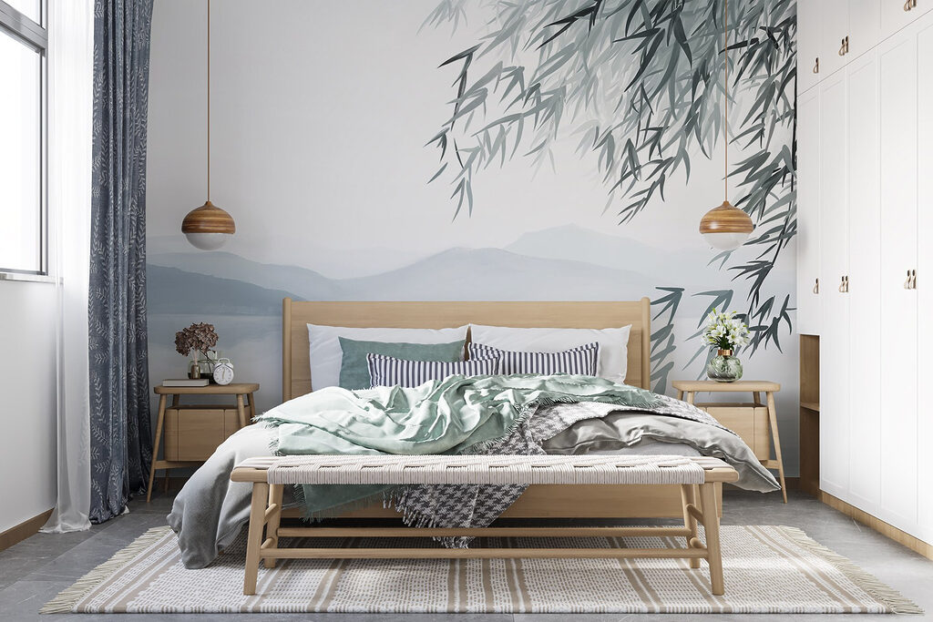 Bamboe boven helder water — interieur 2
