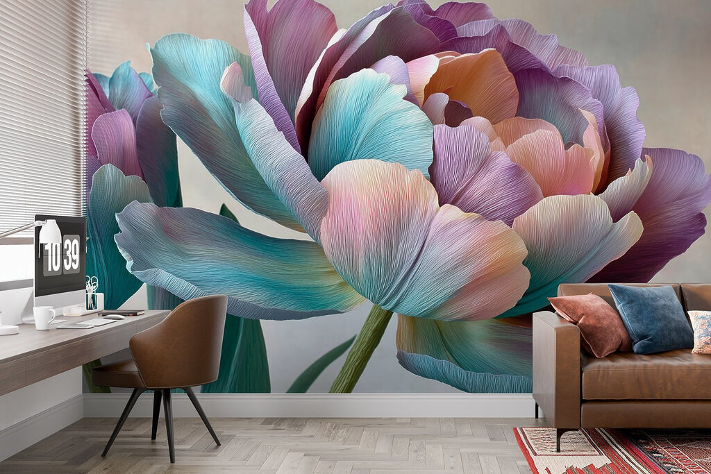 Tulp in een regenboogpalet — interieur 3