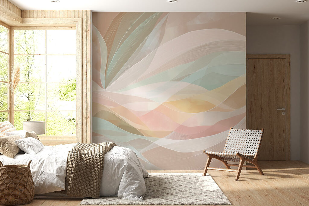 Pastelbanen als brede bladeren — interieur 3