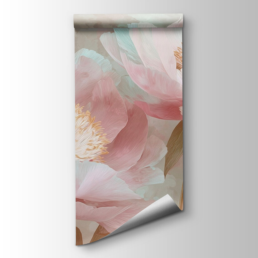 Delicate bloemen in zachte pasteltinten — productweergave