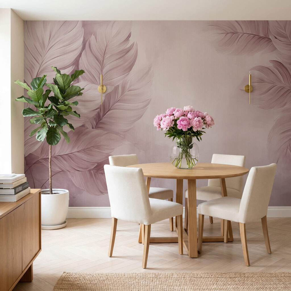 Brede bladeren langs randen — interieur 3