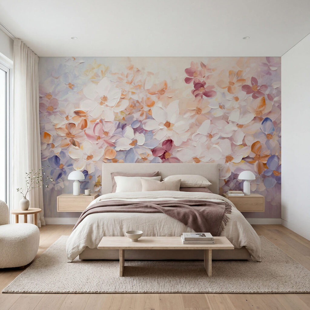 Bloemen als kleurmozaïek — interieur 2