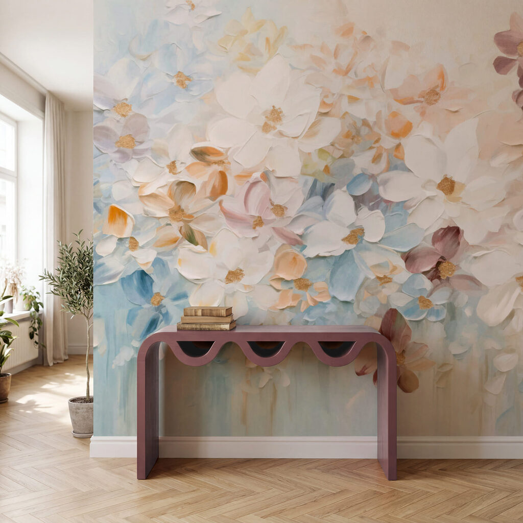 Bloemen als kleurmozaïek — interieur 3