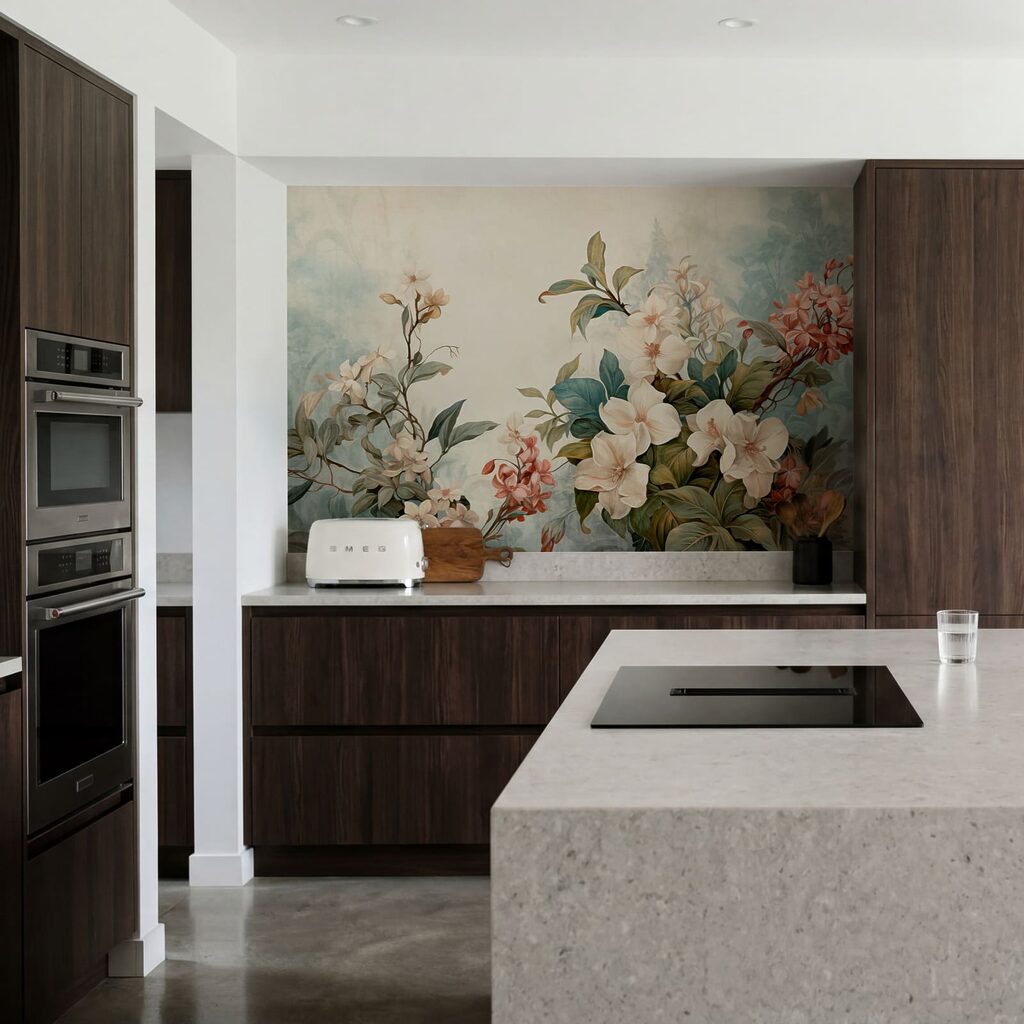 Bloesemtakken in oude verf — interieur 2