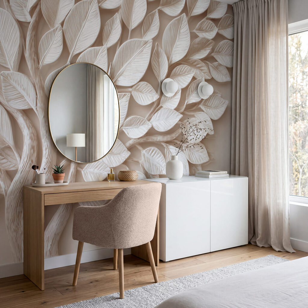 Boom met bladeren — interieur 2