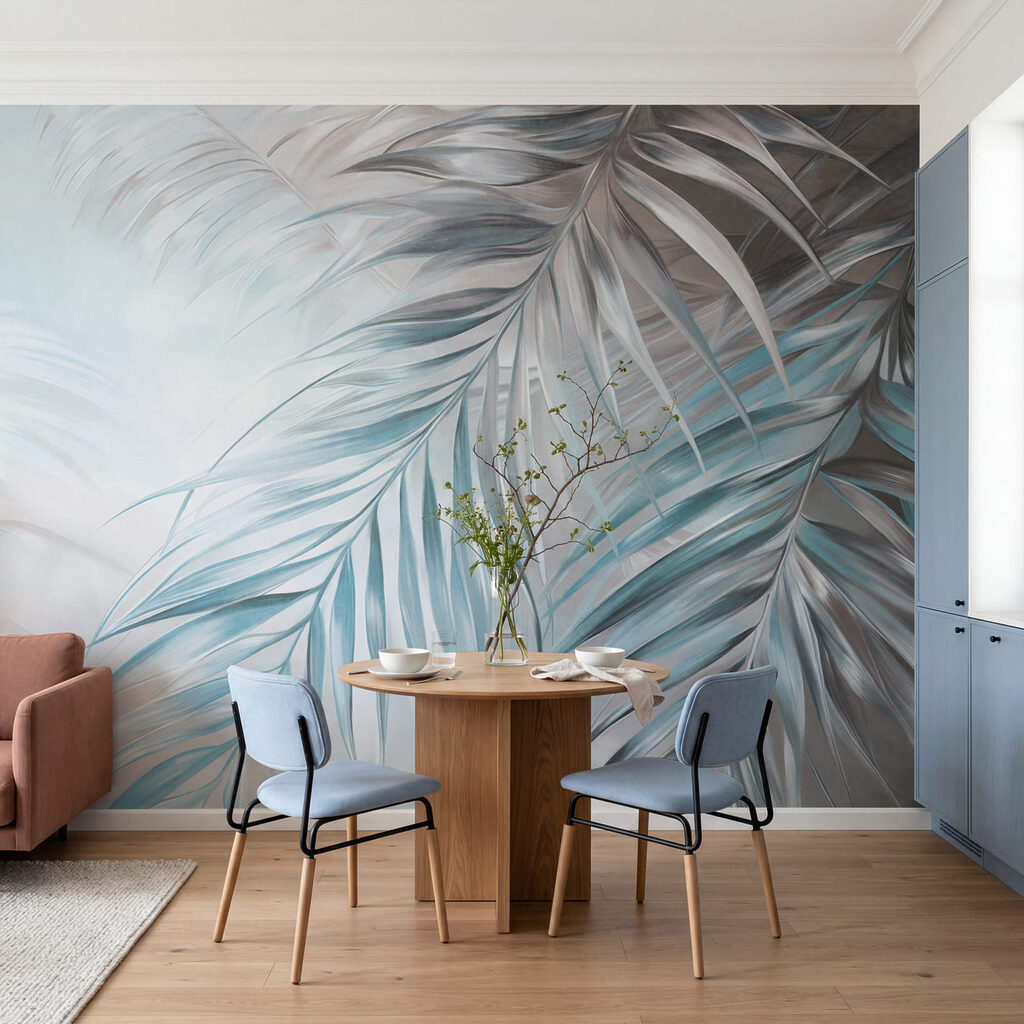 Een zacht briesje waait door de palmbladeren — interieur 3