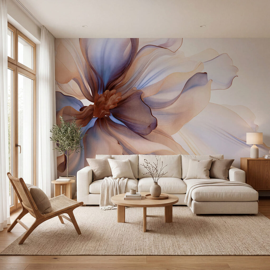 Verfijnde bloemblaadjes in zachte harmonie — interieur 1