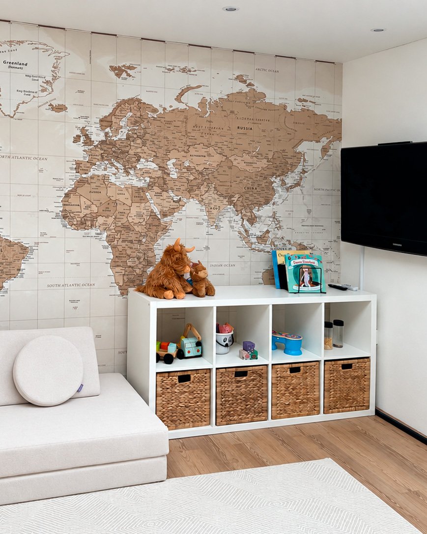 Kamer van een klant met fotobehang, foto 5 van 12