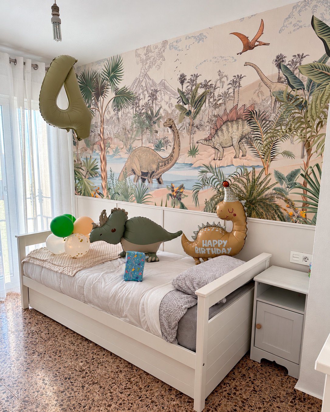 Kamer van een klant met fotobehang, foto 11 van 12