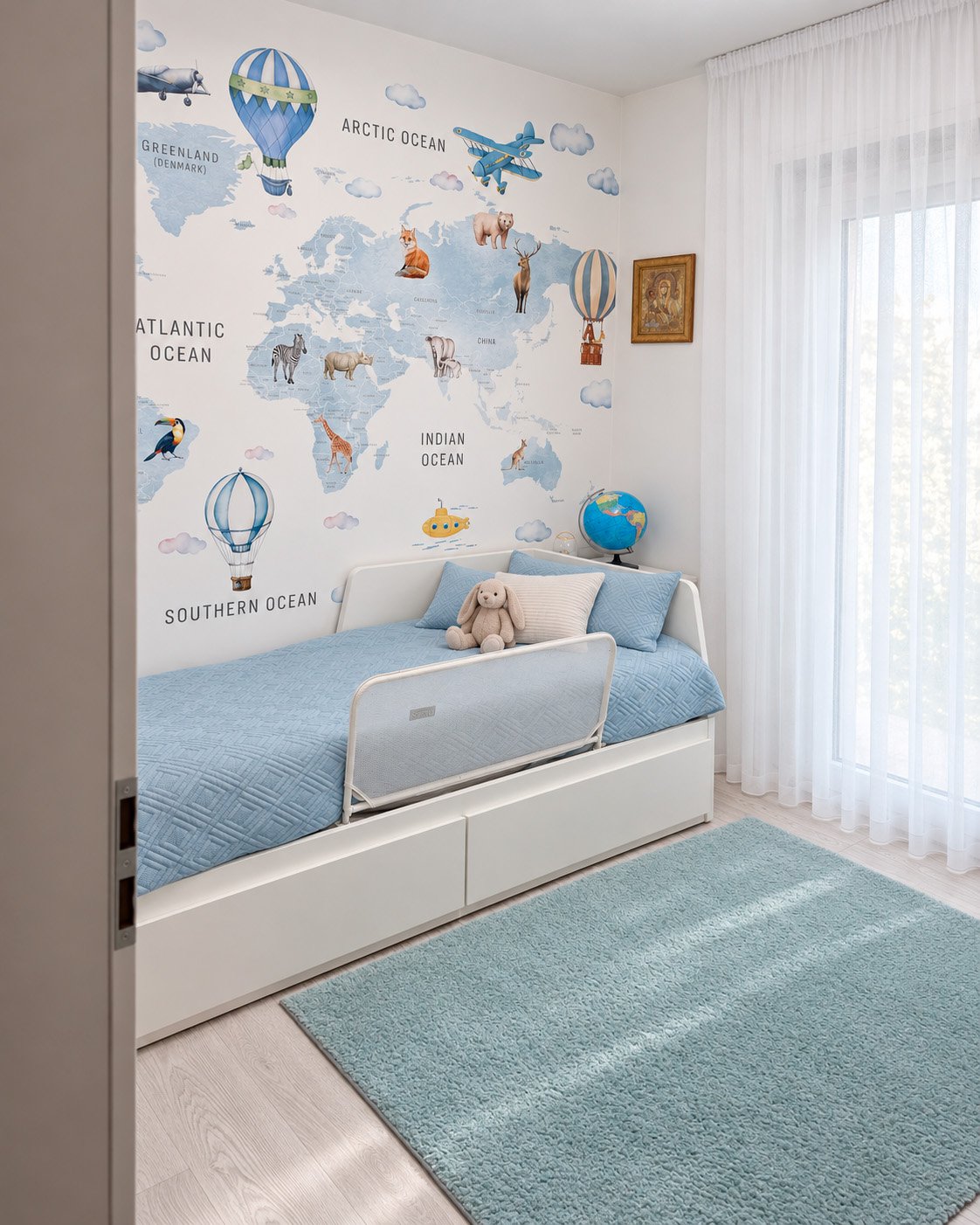 Kamer van een klant met fotobehang, foto 32 van 48