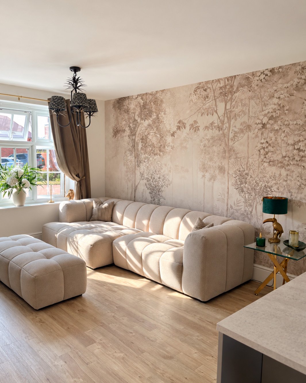 Kamer van een klant met fotobehang, foto 43 van 48