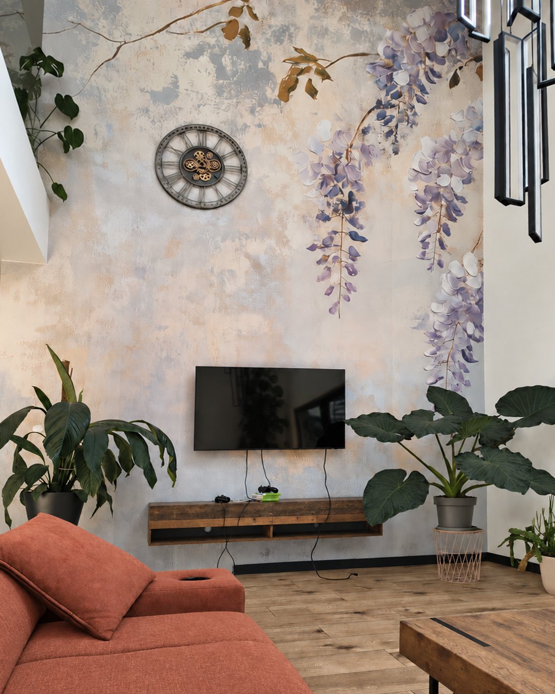 Kamer van een klant met fotobehang, foto 47 van 48