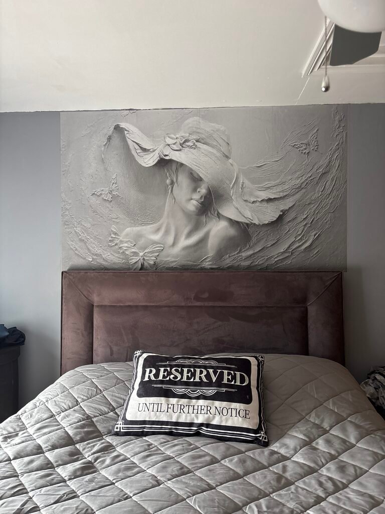 Kamer van een klant met fotobehang, foto 5 van 6